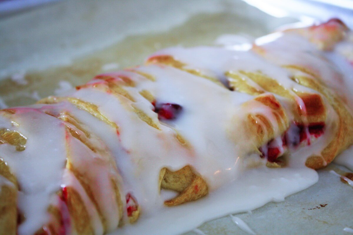 Strudel with Icing