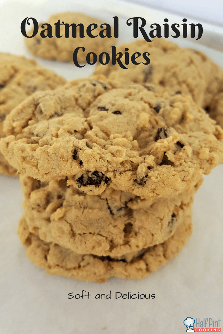 oatmeal raisin cookies-pinterest
