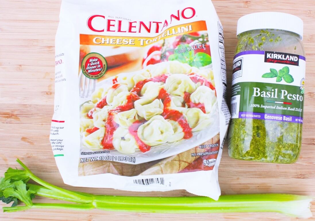 Tortellini Pesto Ingredients