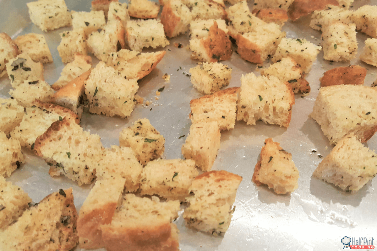 croutons-pan baked
