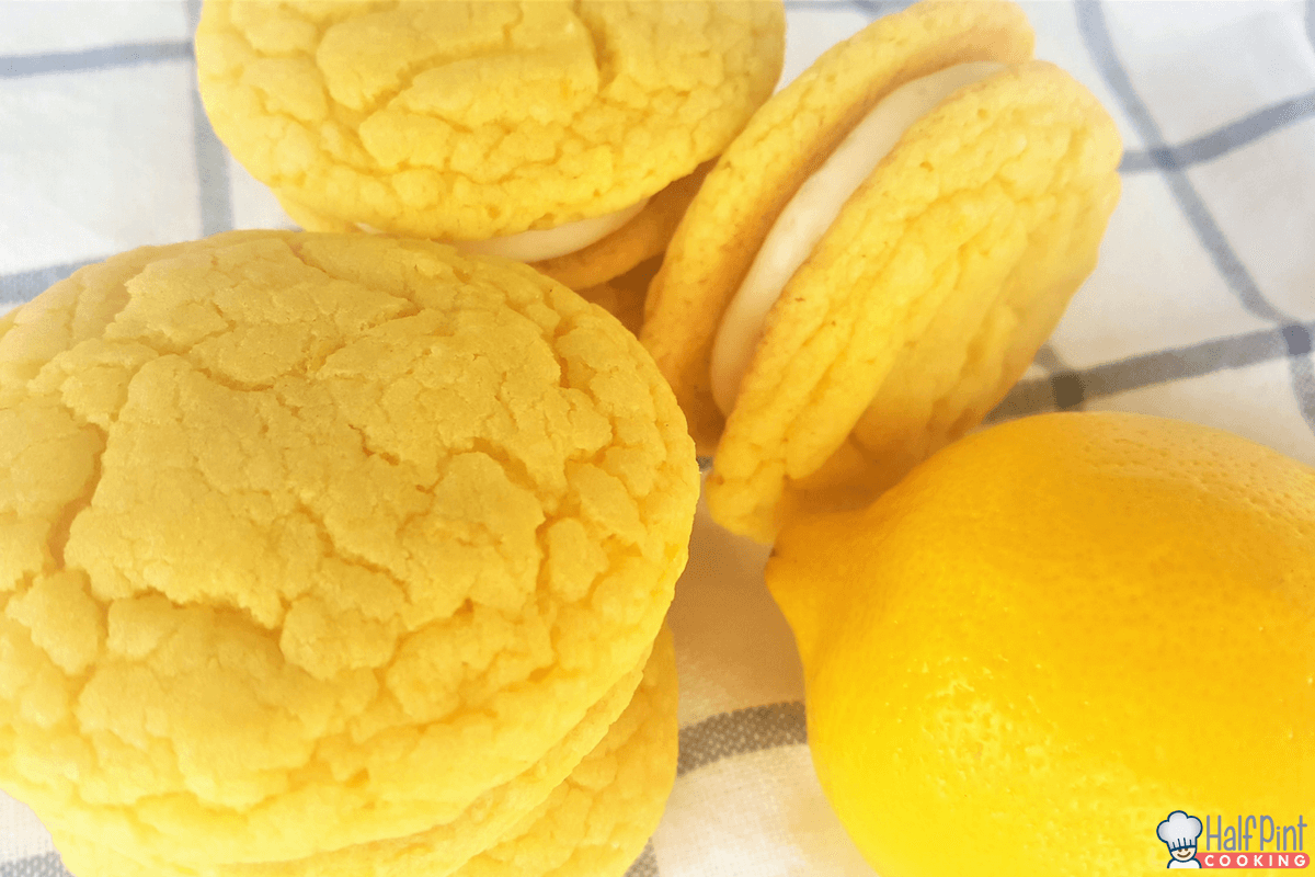 lemon oreo cookies-3