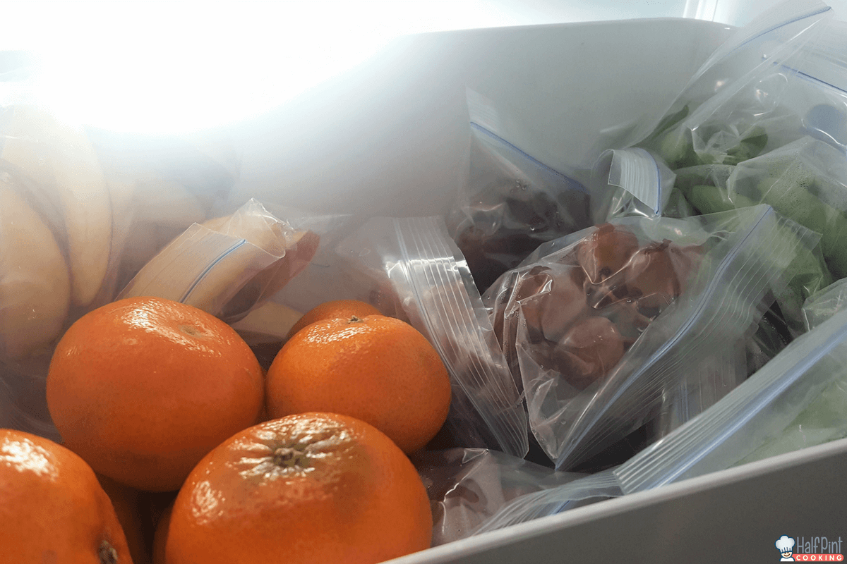 lunch-fruit and veggie bin