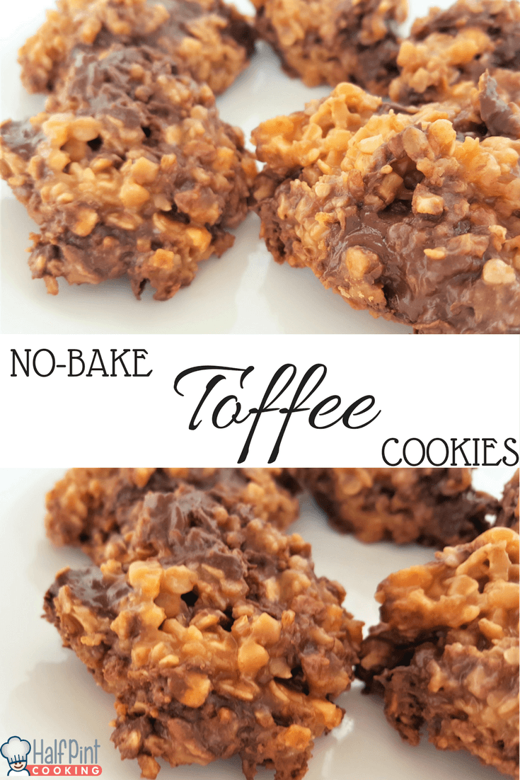 no-bake toffee cookies-pinterest
