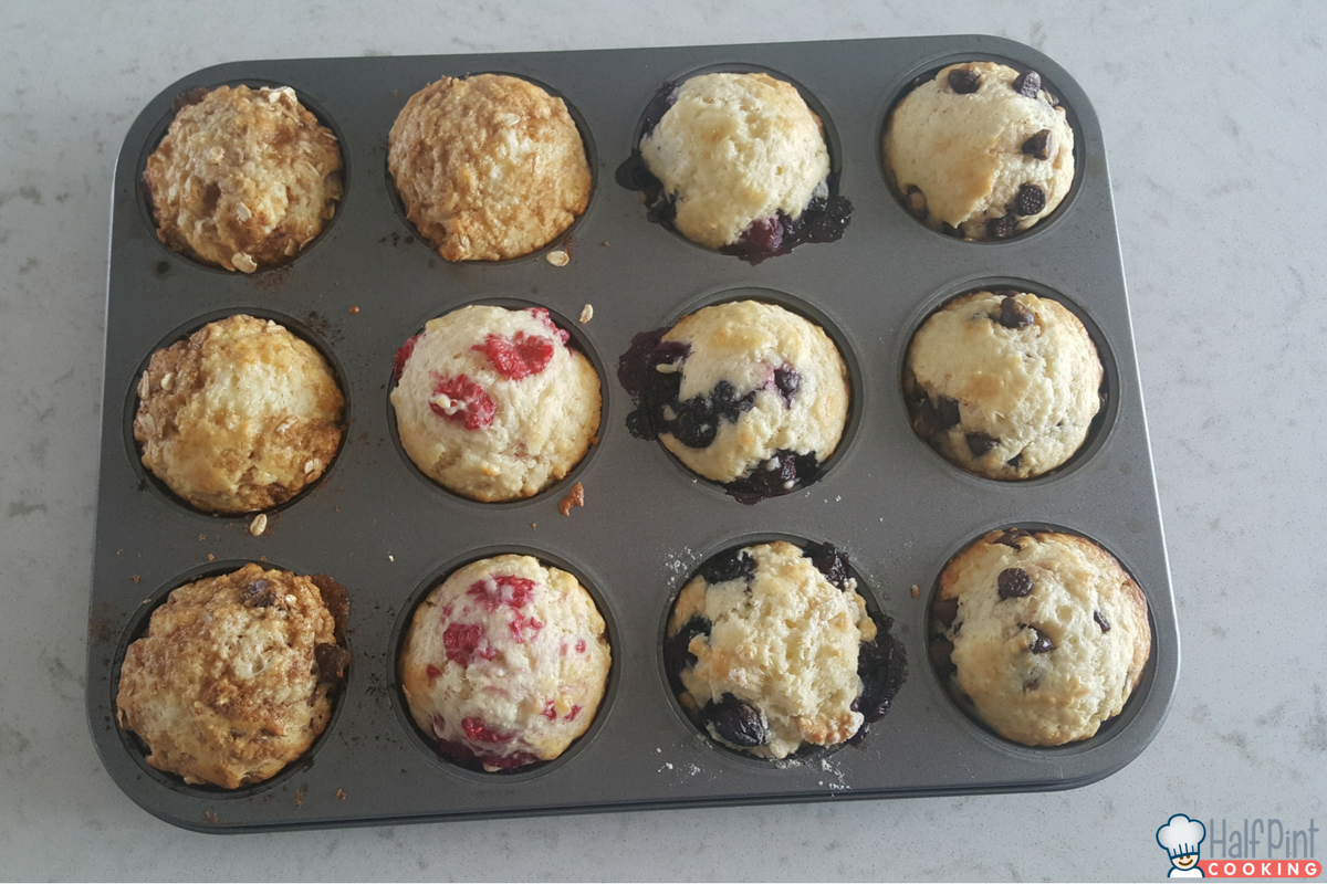 Homemade Muffins - HalfPint Cooking